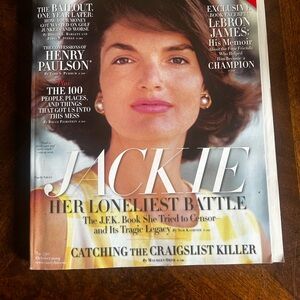 Jackie Magazine Cover VTG VanityFair